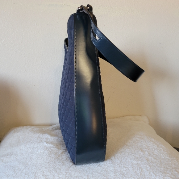 Bally Quilted Fabric Shoulder Bag - Picture 3 of 11